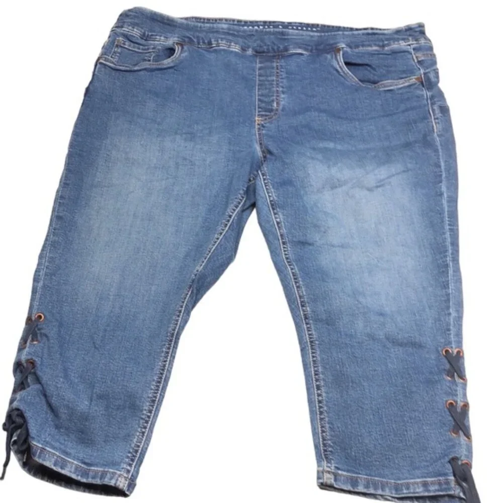 PREMIUM FRANKIE & STELLA HI-RISE DENIM CAPRIS 22/36x20 ⭐️